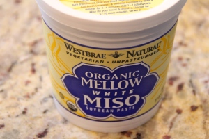 There are different kinds of miso. This is mellow miso. Just sounds velvety, no?